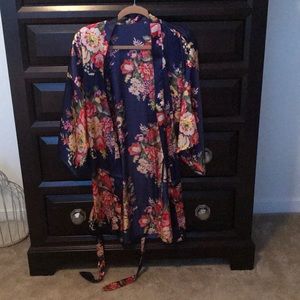 Silk robe